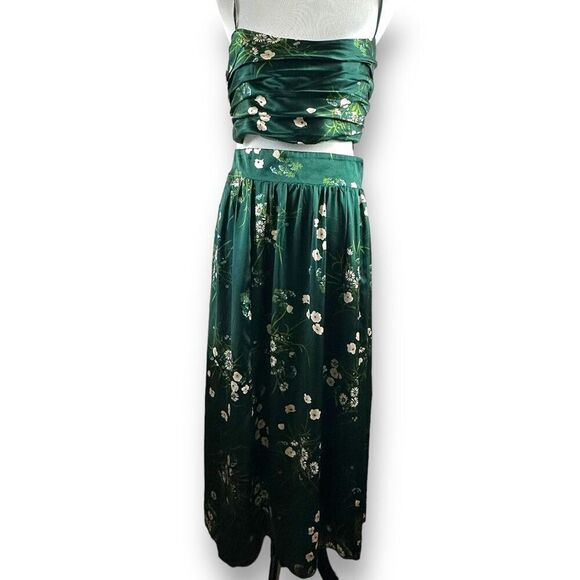 Reformation Women´s 10 Carrie Gathered Floral Silk...